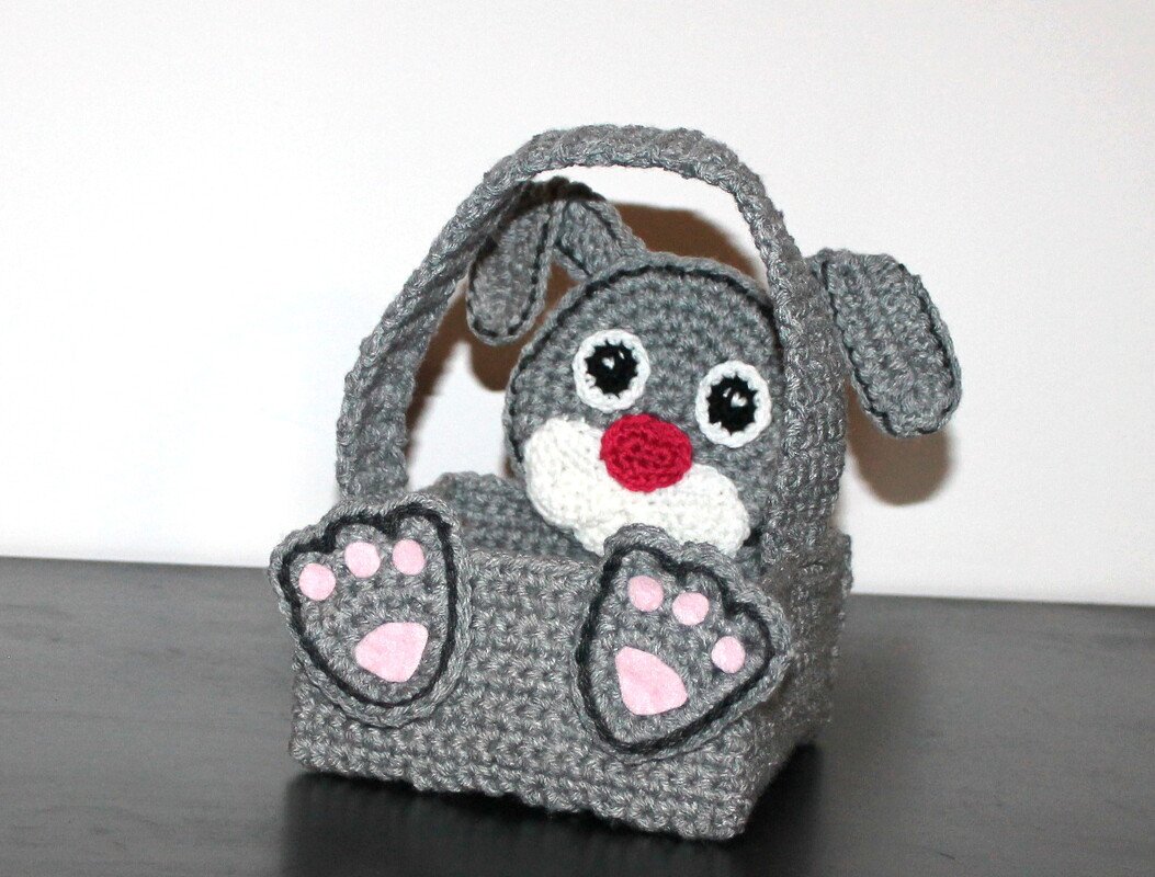 Eastern basket bunny crochet pattern - Image 3