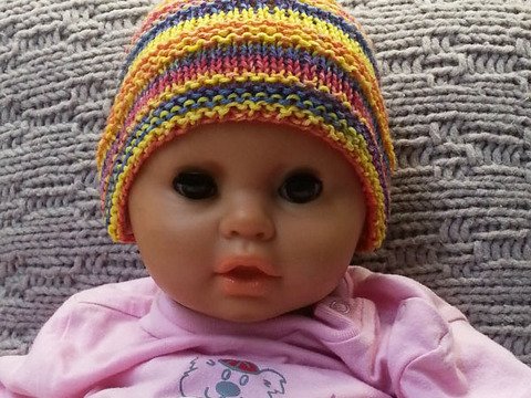 Strickanleitung Babymütze alle Größen