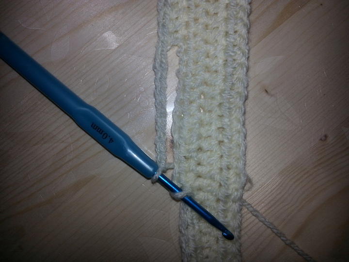 Pfeilraupe gehäkelt