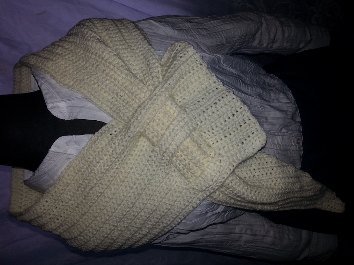 Pfeilraupe gehäkelt