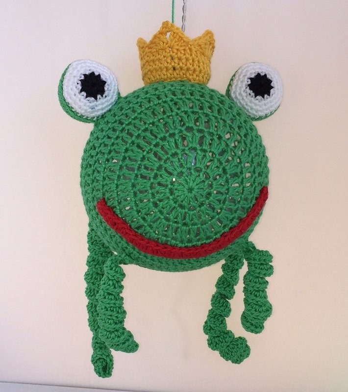 Lampe Froschkönig häkeln Kinderzimmerlampe - Bild 4