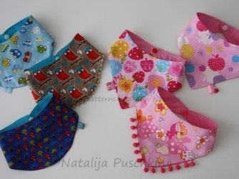 Baby Bibs sewing pattern - 2 Size pattern - Image 5