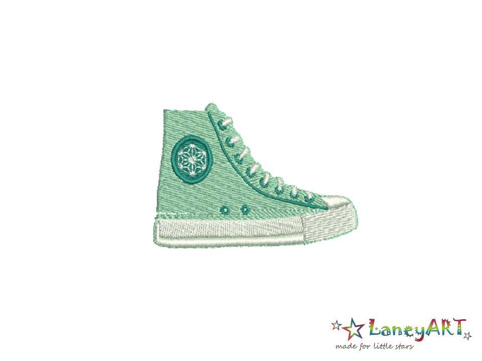 Stickdatei "Schuh / Turnschuh" Pes Format (Deco, Brother, Babylock)