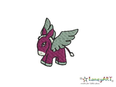 Stickdatei "Pegasus" Pes Format (Deco, Brother, Babylock)