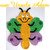 Häkelanleitun mit Zählmuster für Topflappen - Schmetterling und Glockenblume -