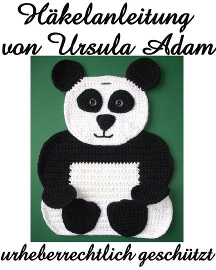Topflappen häkeln - Buddha und Panda - ein Hauch Fernost für die Küche - Häkelanleitung mit Zählmuster