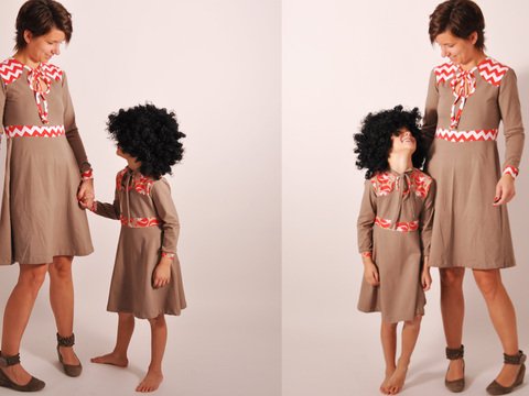 E-Book Set #80+81 PARTYkleid/chen und -shirt - Mutter-/Tochter-Kombi