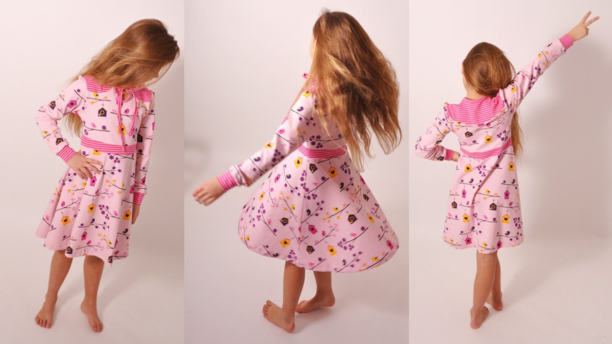 E-Book Set #80+81 PARTYkleid/chen und -shirt - Mutter-/Tochter-Kombi - Bild 7