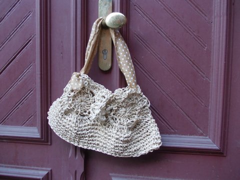 Häkelanleitung für Tasche/Shopper aus Bindgarn/Paketschnur