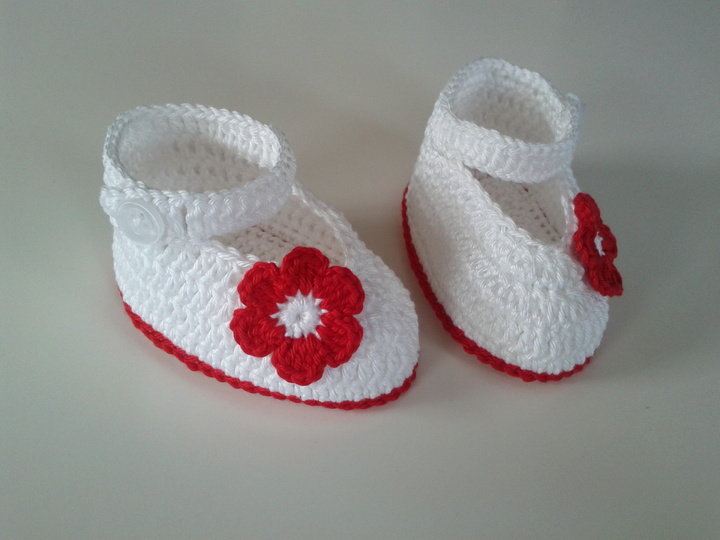 Crochet Babyset Shoes / Headband