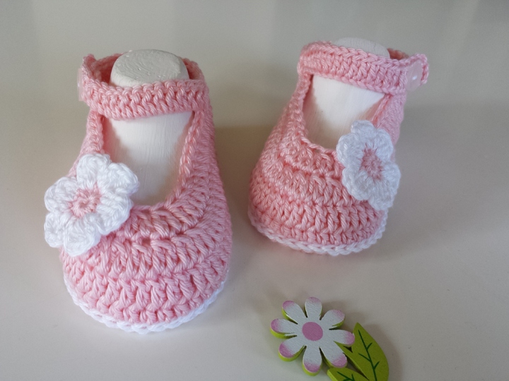 Crochet Babyset Shoes / Headband