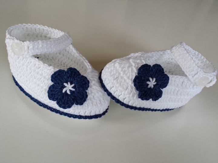 Crochet Babyset Shoes / Headband