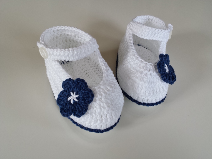 Crochet Babyset Shoes / Headband