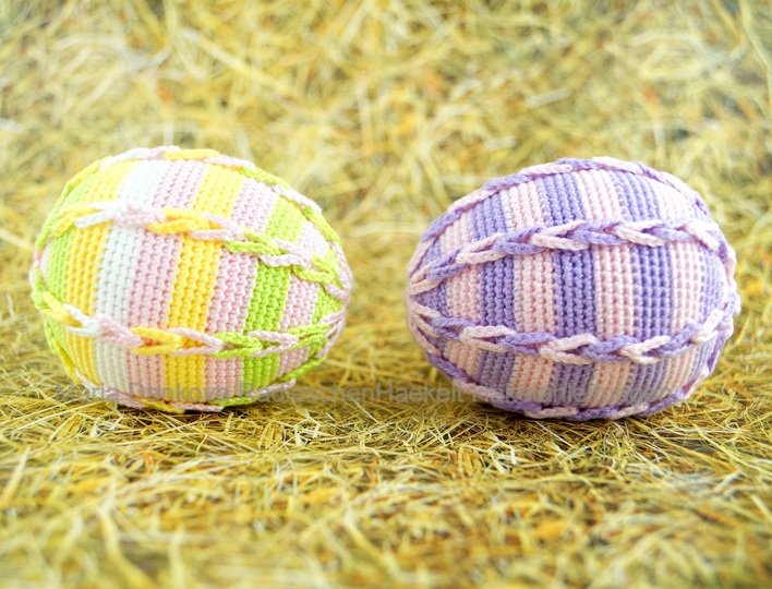 Eierwärmer und Osterei (Muster No 01) Häkelanleitung