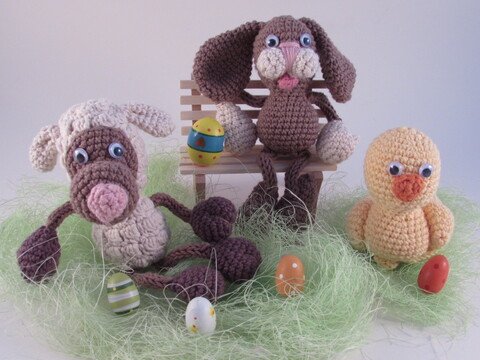 Wuschelini Oster-Set Pdf Häkelanleitung