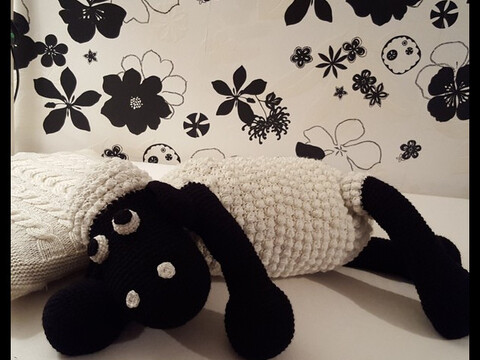 33 Häkelanleitung XXL Schaf Lulu PDF Anleitung