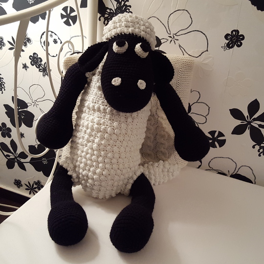 33 Häkelanleitung XXL Schaf Lulu PDF Anleitung