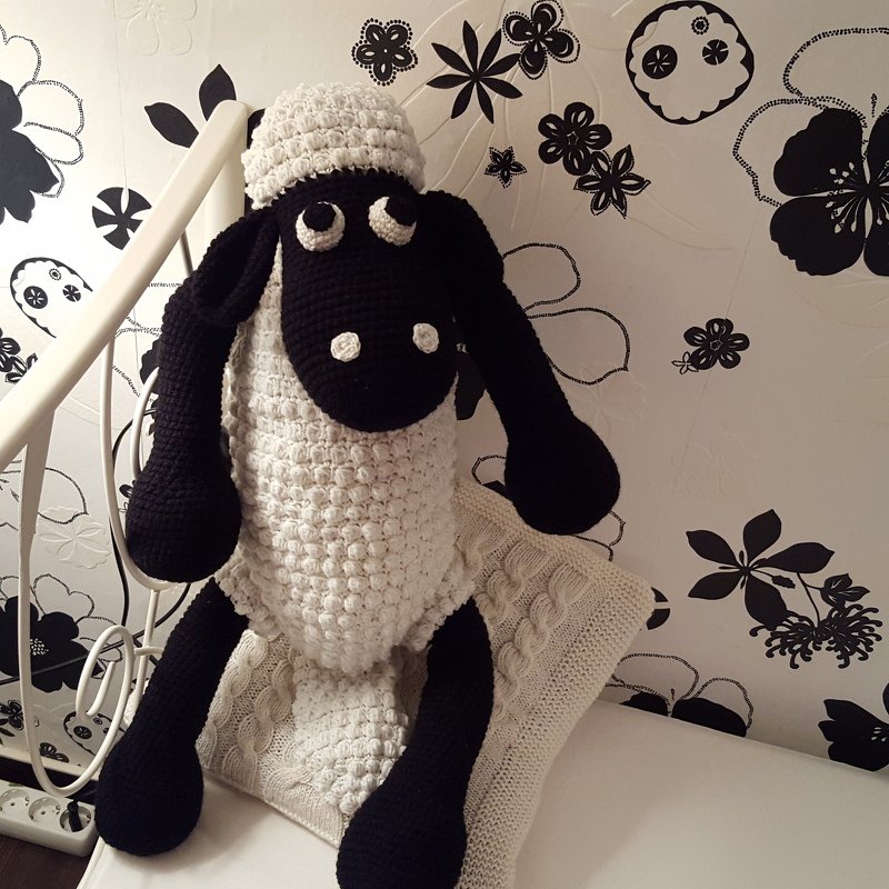 33 Häkelanleitung XXL Schaf Lulu PDF Anleitung - Bild 4