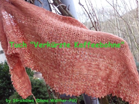 Tuch "Verkürzte Kaffeebohne"