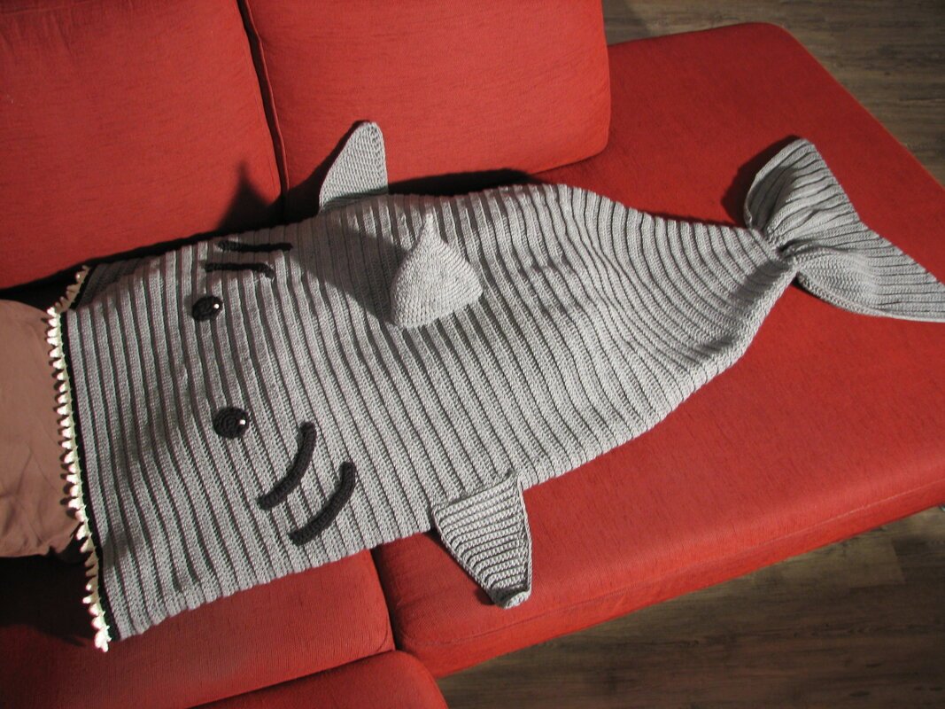 Häkelanleitung Decke "Hai" - mit Video - Bild 12