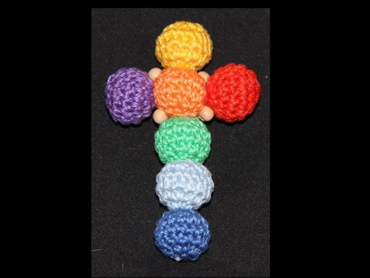 Kreuz gehäkelt, häkeln