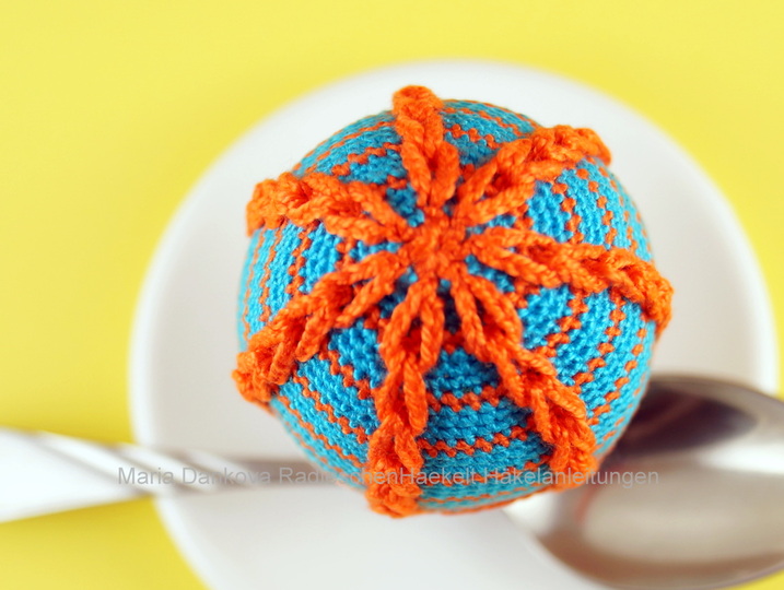 Eierwärmer mit Schlingen No 02 Häkelanleitung