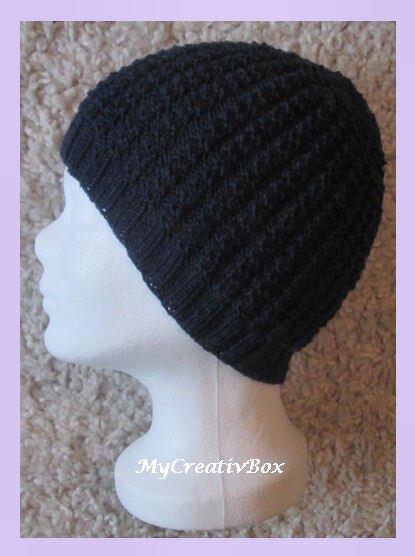 Mütze "Eiszeit Sowo", Ku 54-58, gestrickt