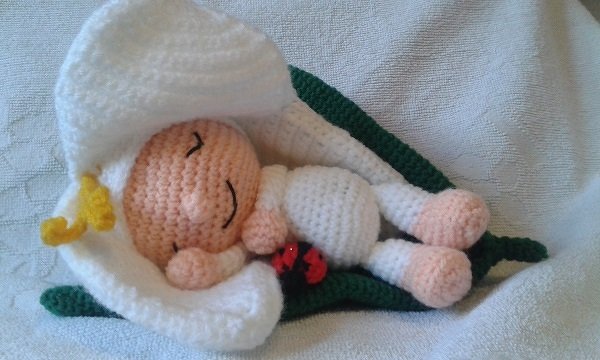 Blumenkind Schneeglöckchen-Baby