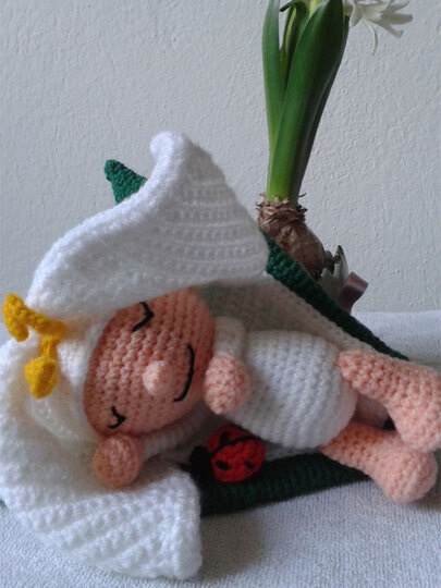 Blumenkind Schneeglöckchen-Baby