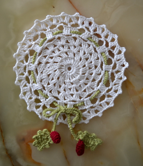 Marmeladen - Kräuterglas Deckchen im Landhaustil - Häkelbeschreibung