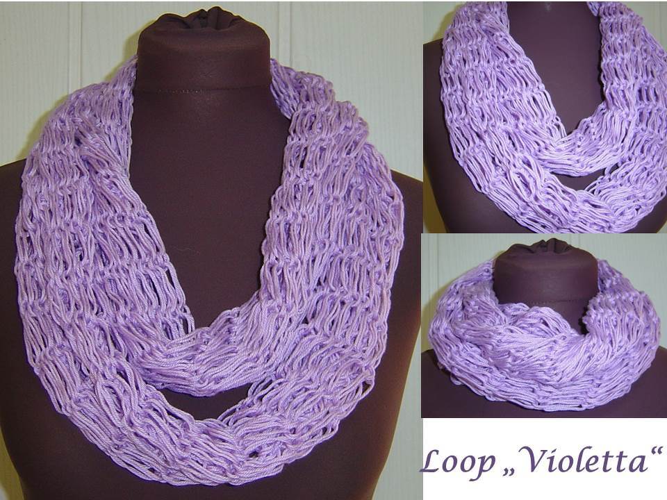 Strickanleitung Loop "Violetta" - Bild 5