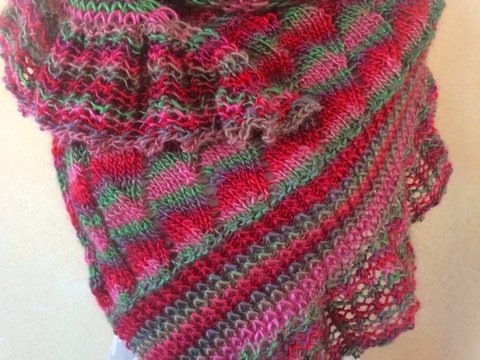 Strick-Anleitung Dreieckstuch "Tulip"