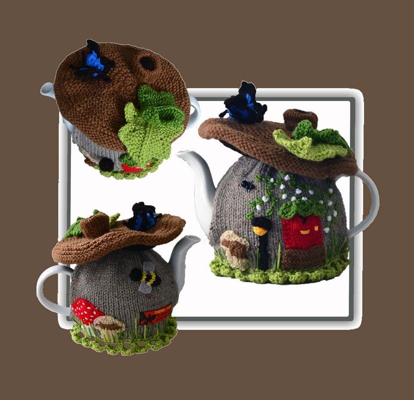 Brown Mushroom Tea Cosy