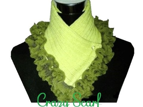 Strickanleitung Crazy-Scarf auf der Strickmaschine