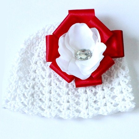 Crochet Spring Girl Hat With Flower
