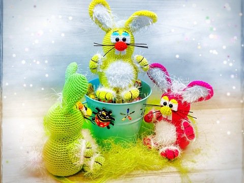 Schnuffelhase - Häkelanleitung von Diana´s kleiner Häkelshop