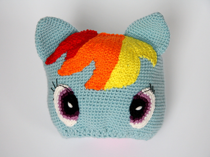 M&uuml;tze 'Pony'  - H&auml;kelanleitung, Kopfumfang 36-57 cm