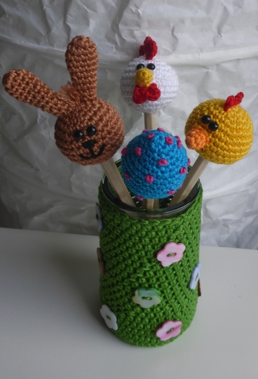 Häkelanleitung Osterstifte 