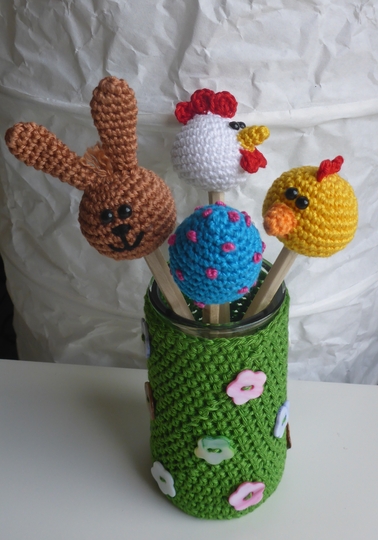 Häkelanleitung Osterstifte 