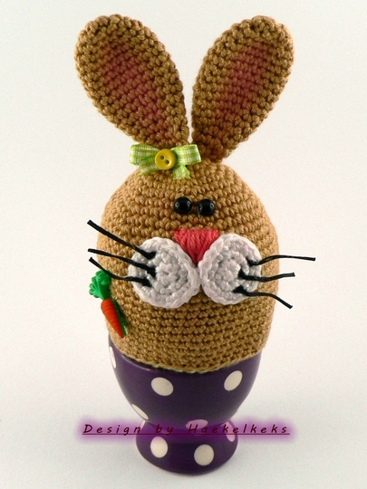 Eierwärmer wechsel Dich -- Dekohase, Dekoei und Eierwärmer in Einem -- Häkelanleitung von Haekelkeks