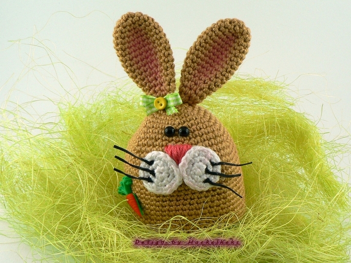 Eierwärmer wechsel Dich -- Dekohase, Dekoei und Eierwärmer in Einem -- Häkelanleitung von Haekelkeks