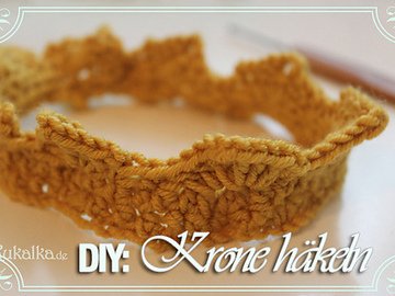 Crochet Pattern Crown “Königskind” – Birthday Crown for Children and Dolls