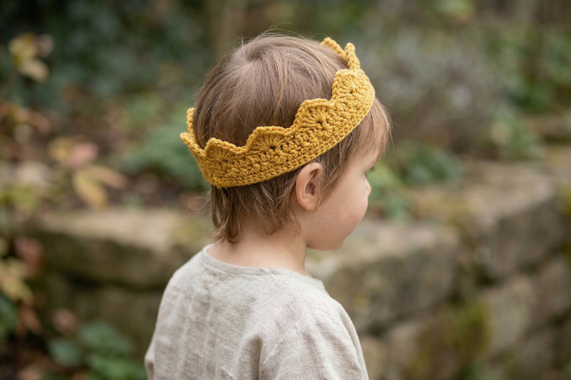 Crochet Pattern Crown “Königskind” – Birthday Crown for Children and Dolls