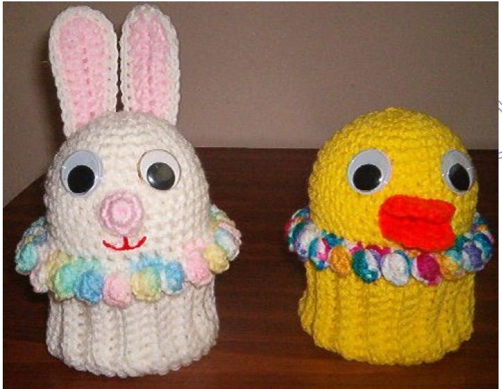 Bunny and Chick Candy Dishes PDF