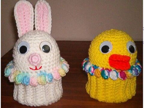 Bunny and Chick Candy Dishes PDF