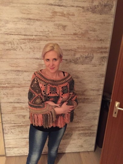 Häkelanleitung Poncho Vizell 