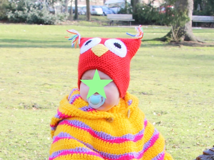 Teebeutel-Mütze "Eule" Eulenmütze Mütze Teebeutelmütze häkeln gehäkelt