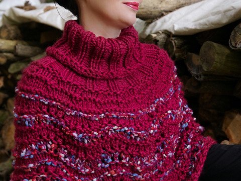 Schulterwärmer stricken - Seelenwärmer - Strickanleitung - Gr. 36/38 - mit Videoanleitung
