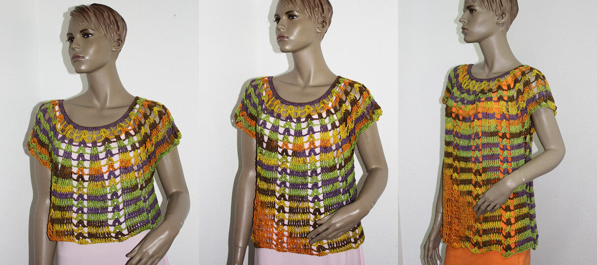 Häkelanleitung 3 Shirts zum Preis von 2