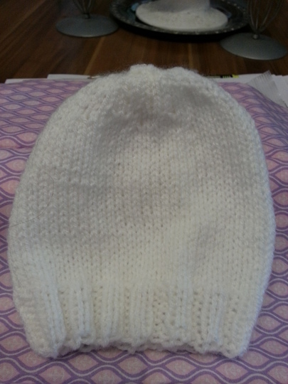 Strickanleitung Babymütze bis 6 Monate- für Jungen und Mädchen tragbar